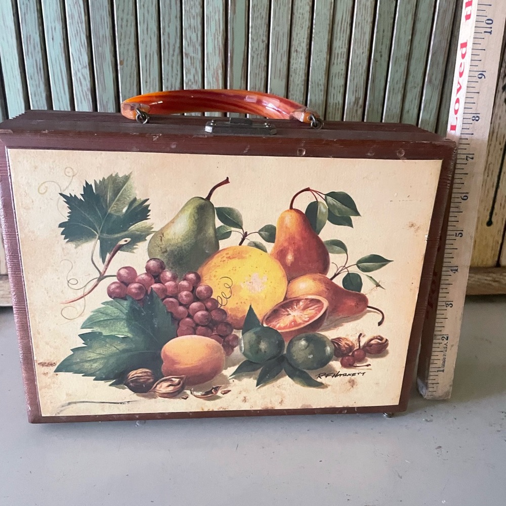 Vintage cigar box purse